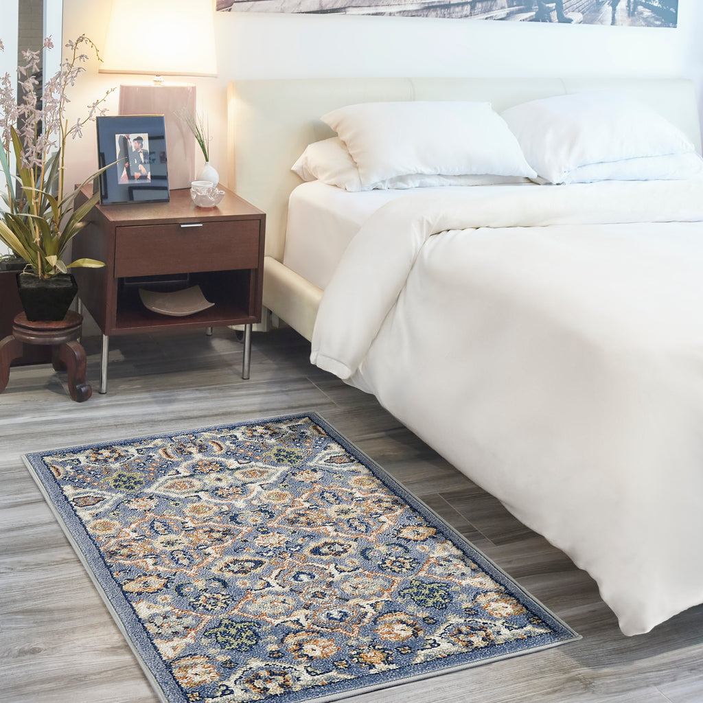 nourison allur alr03 grey rug