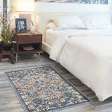 nourison allur alr03 grey rug