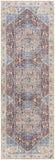 Hauteloom Como COMO Blue Machine Made Chenille-Polyester Rug