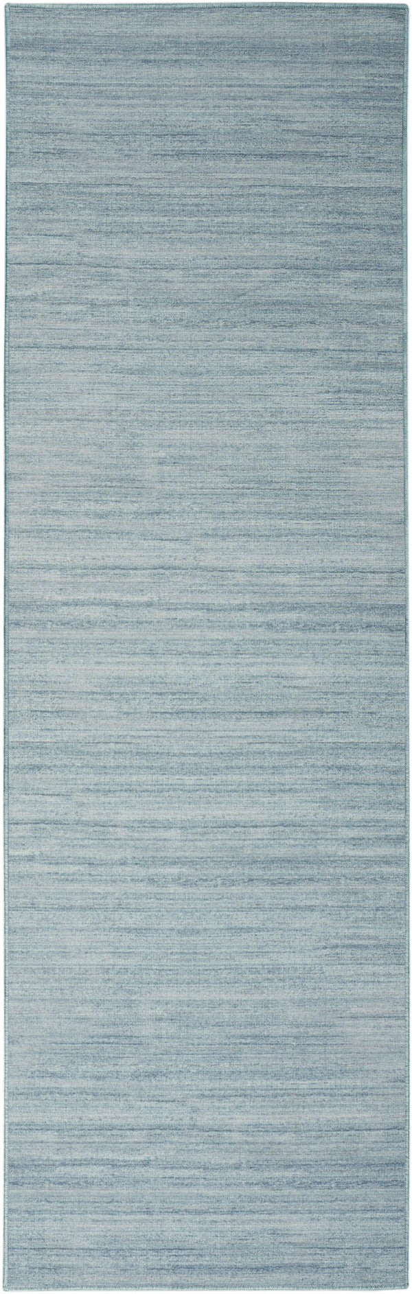 nourison washable essentials wae01 aqua rug