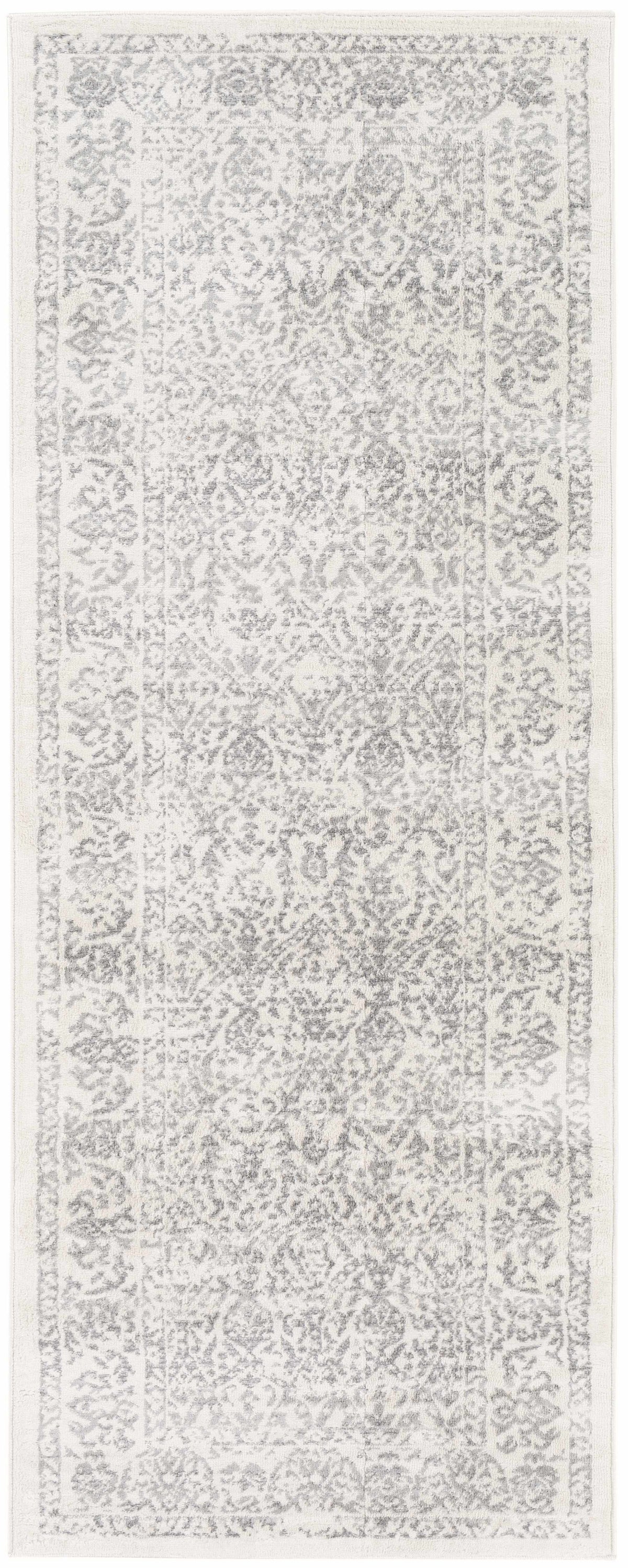 Hauteloom Comstock COMS Medium Gray Machine Made Polypropylene Rug