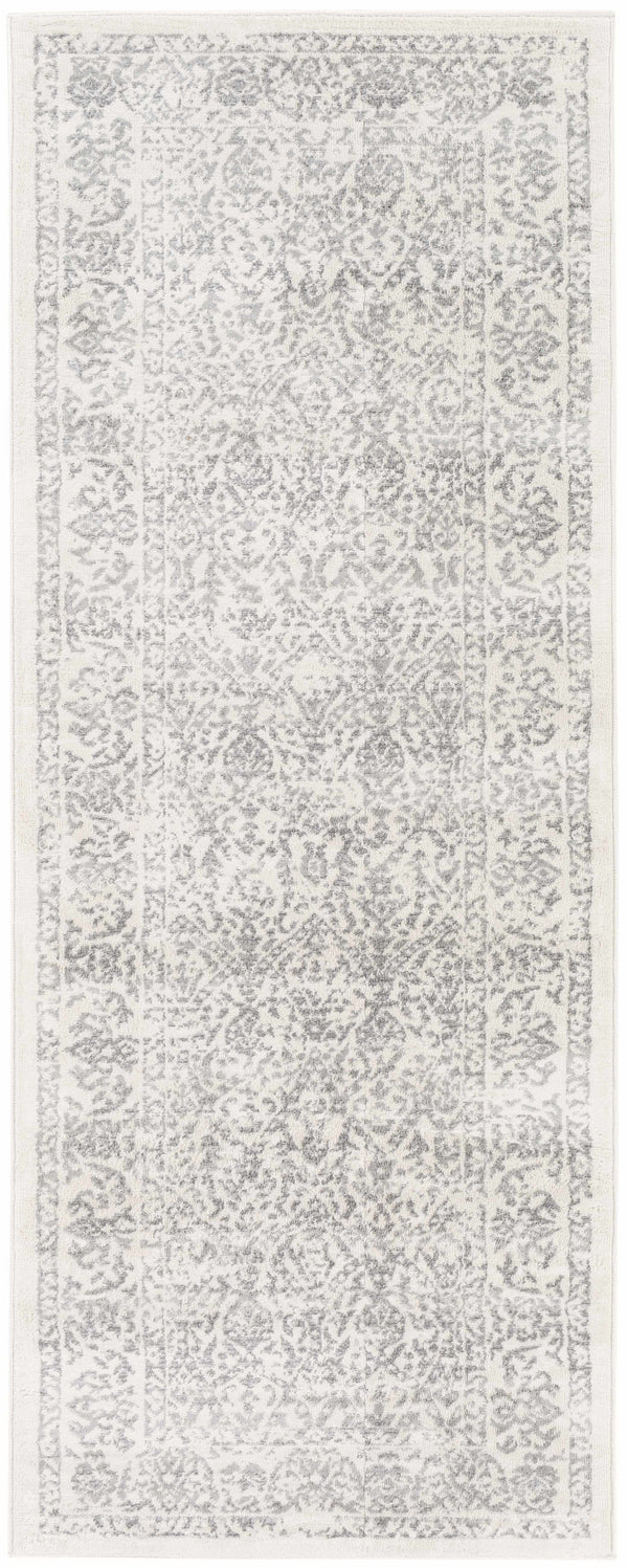 Hauteloom Comstock COMS Medium Gray Machine Made Polypropylene Rug
