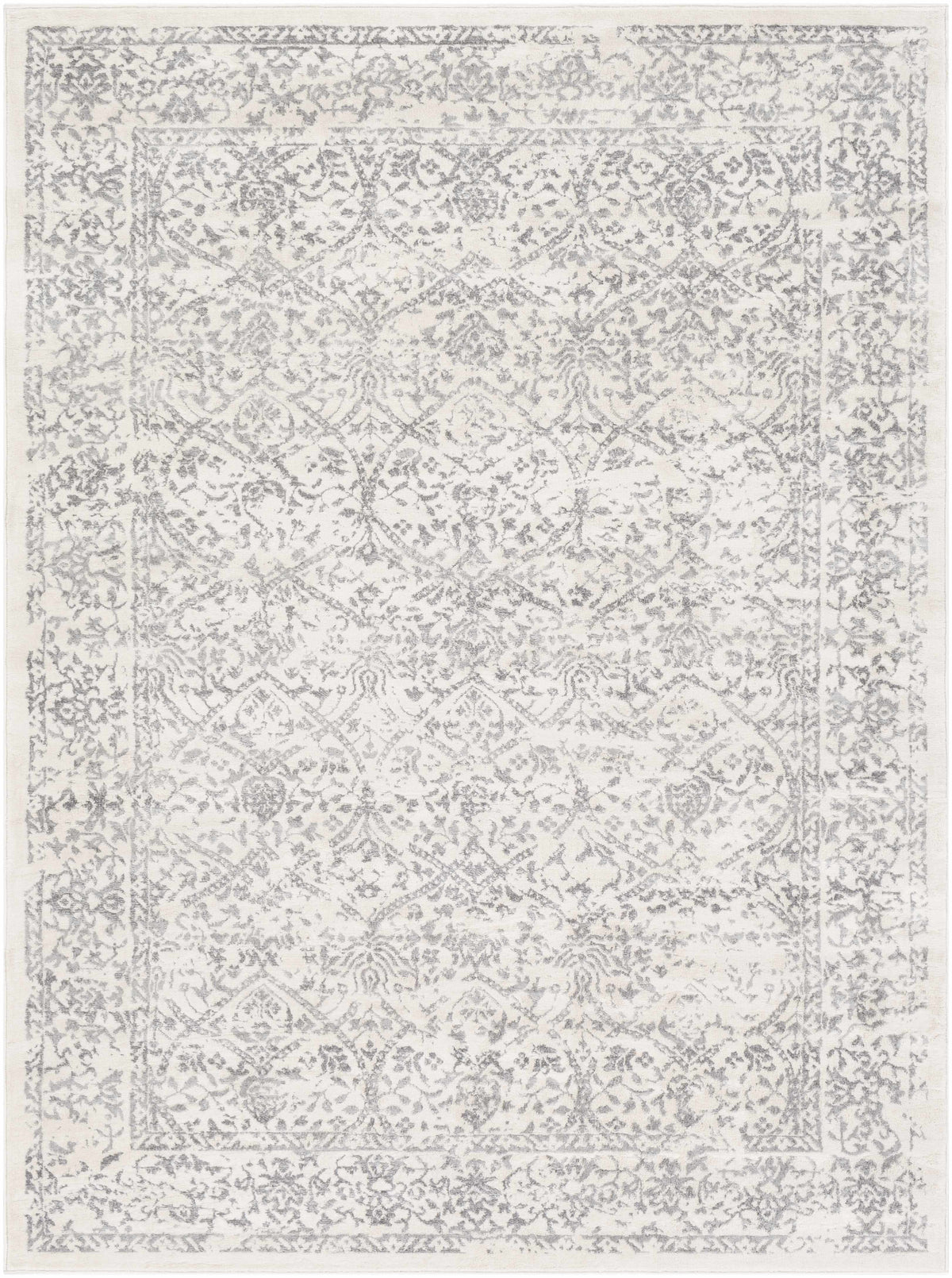 Hauteloom Comstock COMS Medium Gray Machine Made Polypropylene Rug
