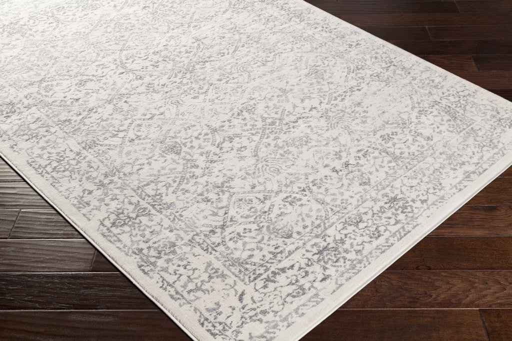 Hauteloom Comstock COMS Medium Gray Machine Made Polypropylene Rug