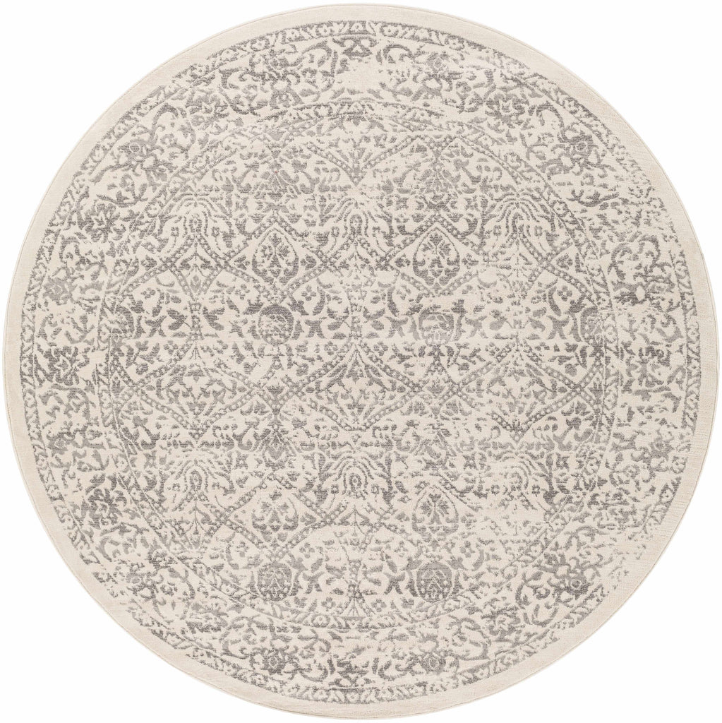 Hauteloom Comstock COMS Medium Gray Machine Made Polypropylene Rug