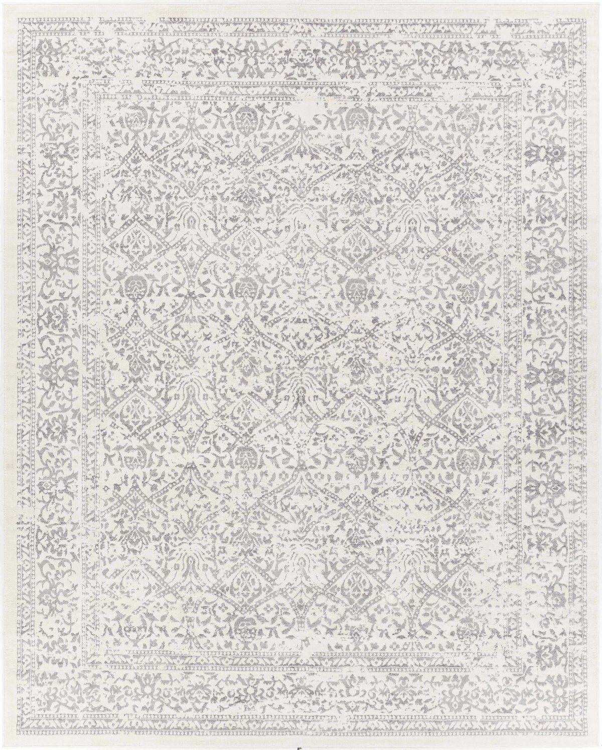 Hauteloom Comstock COMS Medium Gray Machine Made Polypropylene Rug