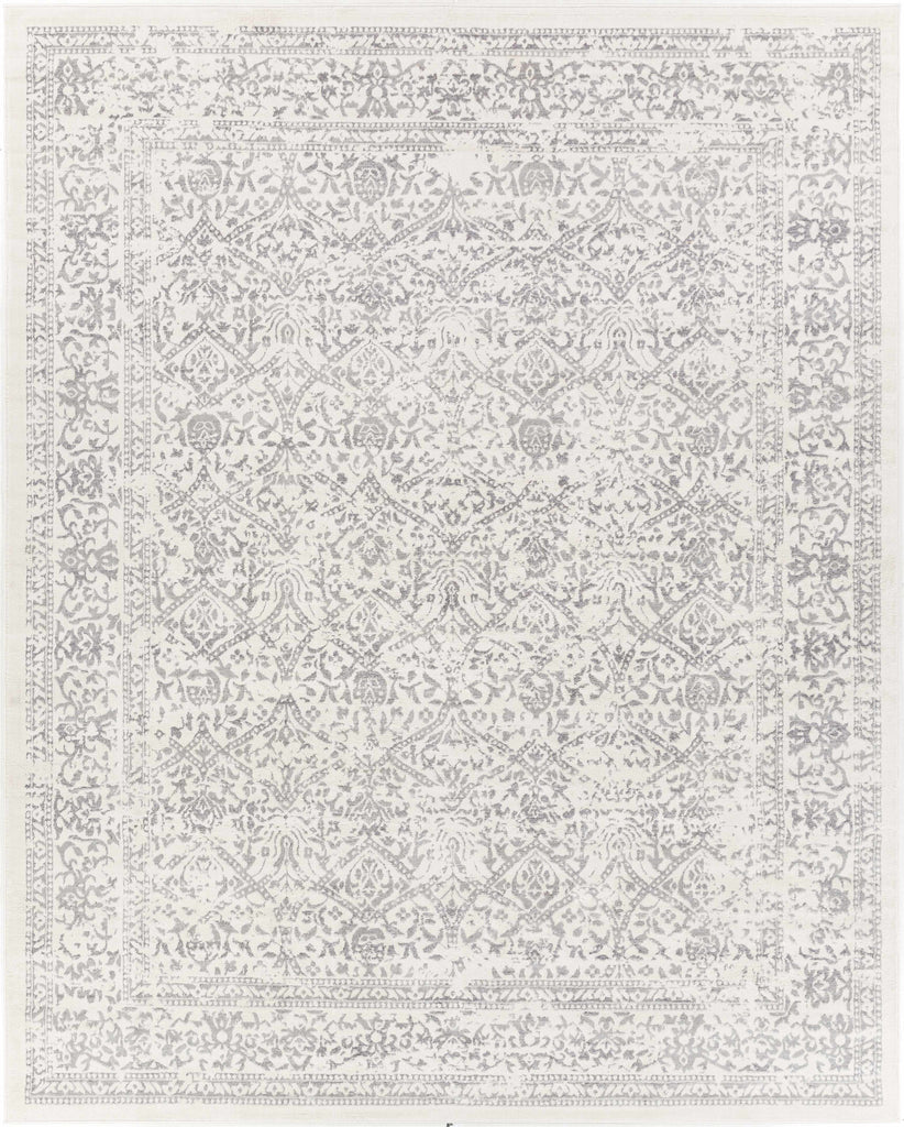 Hauteloom Comstock COMS Medium Gray Machine Made Polypropylene Rug
