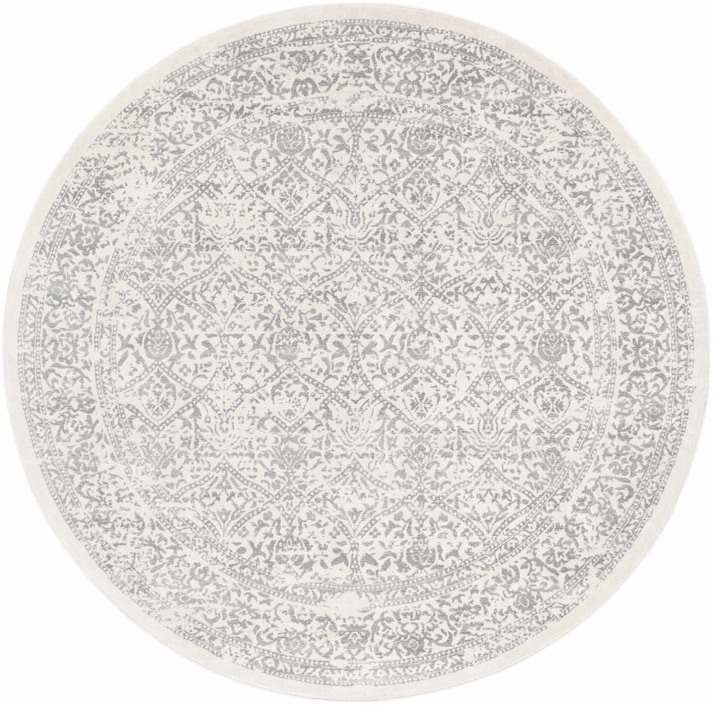 Hauteloom Comstock COMS Medium Gray Machine Made Polypropylene Rug