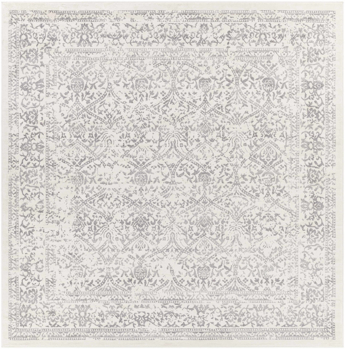 Hauteloom Comstock COMS Medium Gray Machine Made Polypropylene Rug