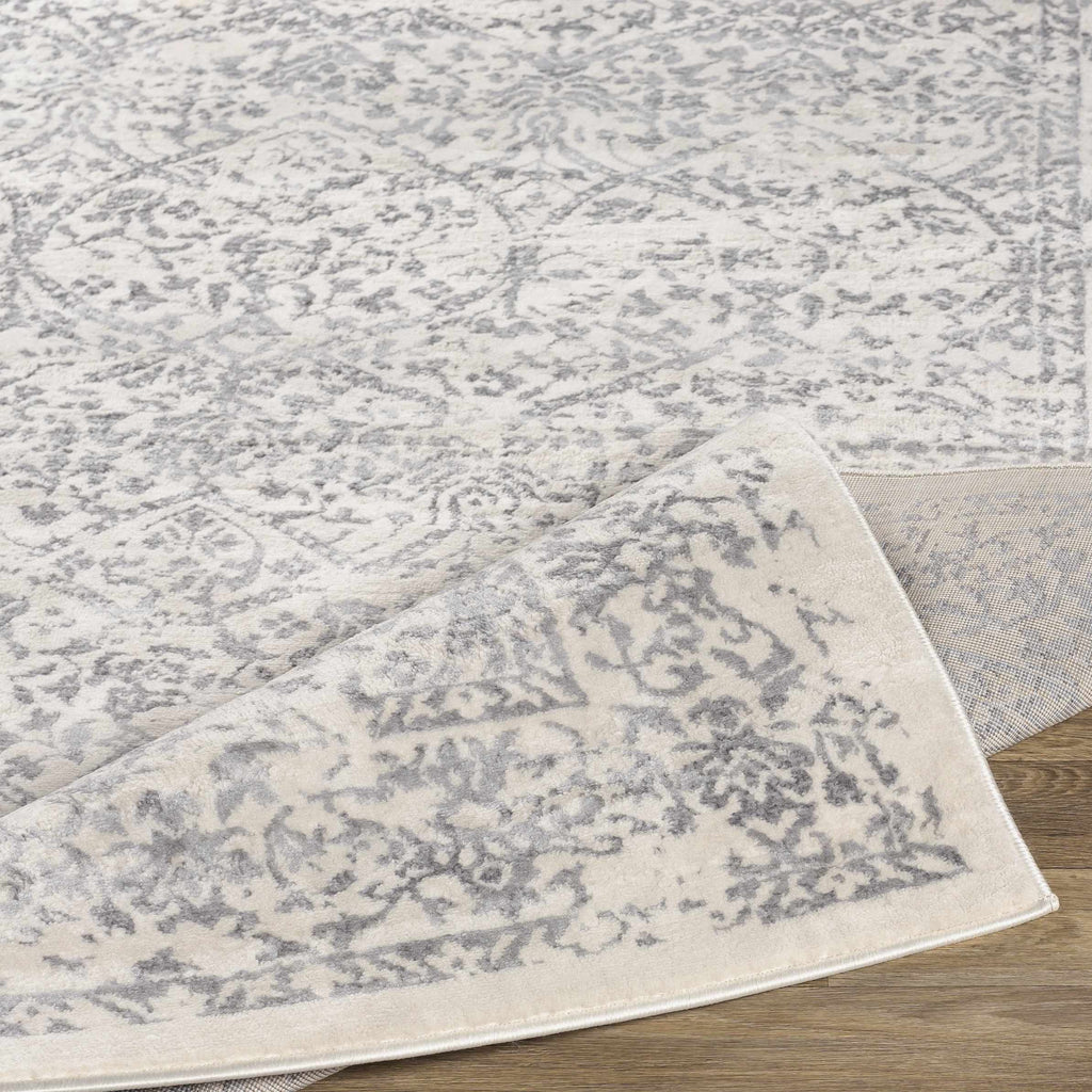 Hauteloom Comstock COMS Medium Gray Machine Made Polypropylene Rug