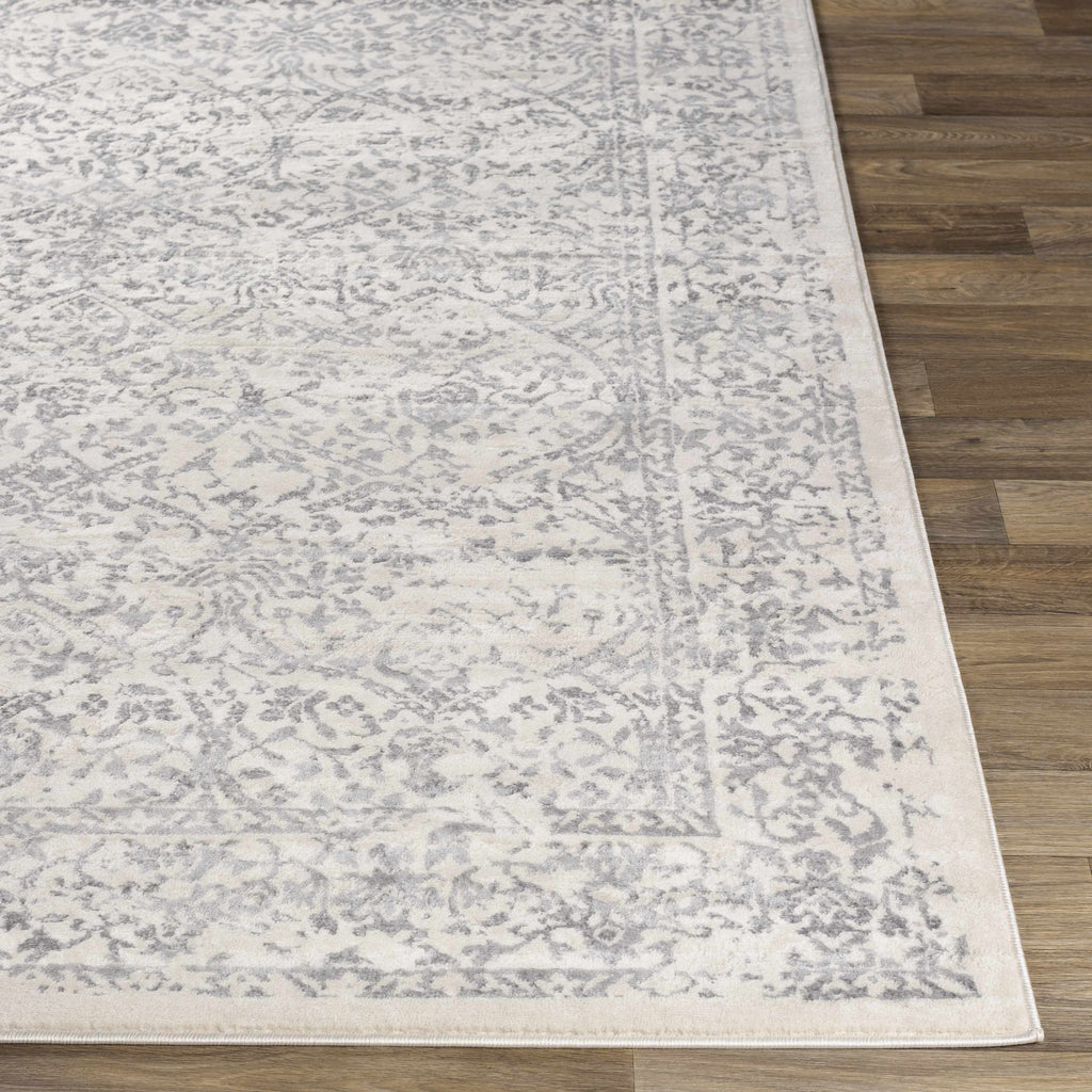 Hauteloom Comstock COMS Medium Gray Machine Made Polypropylene Rug