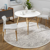 Hauteloom Comstock COMS Medium Gray Machine Made Polypropylene Rug