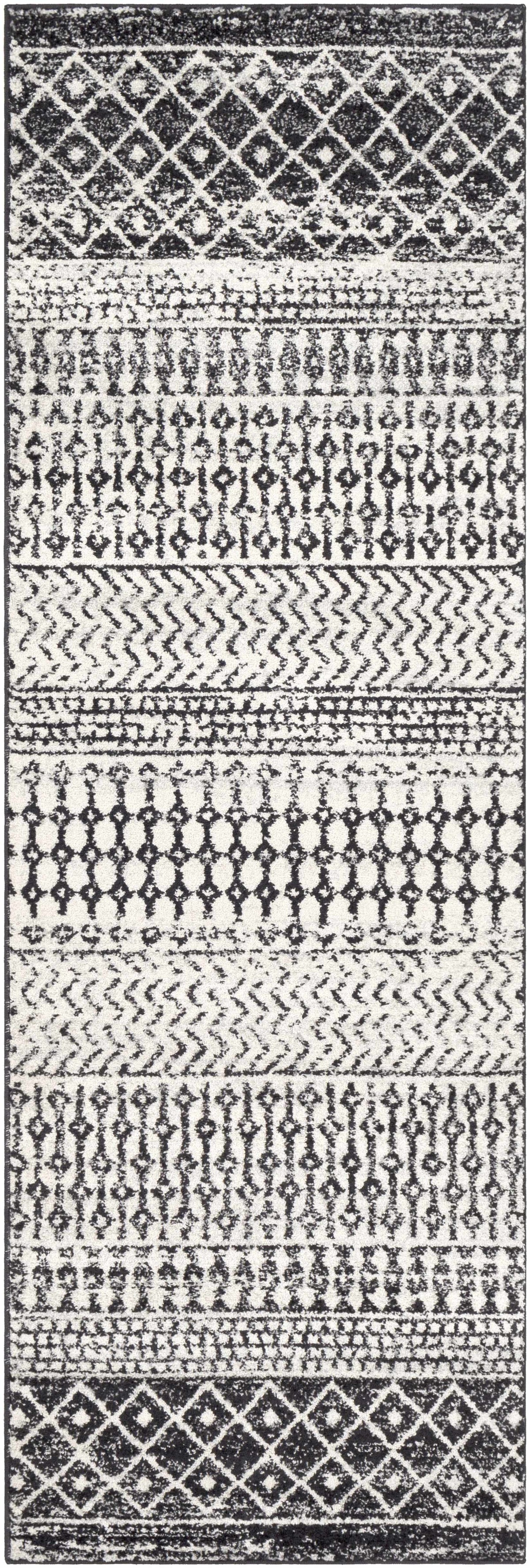 Hauteloom Constantinople CON Black Machine Made Polypropylene Rug