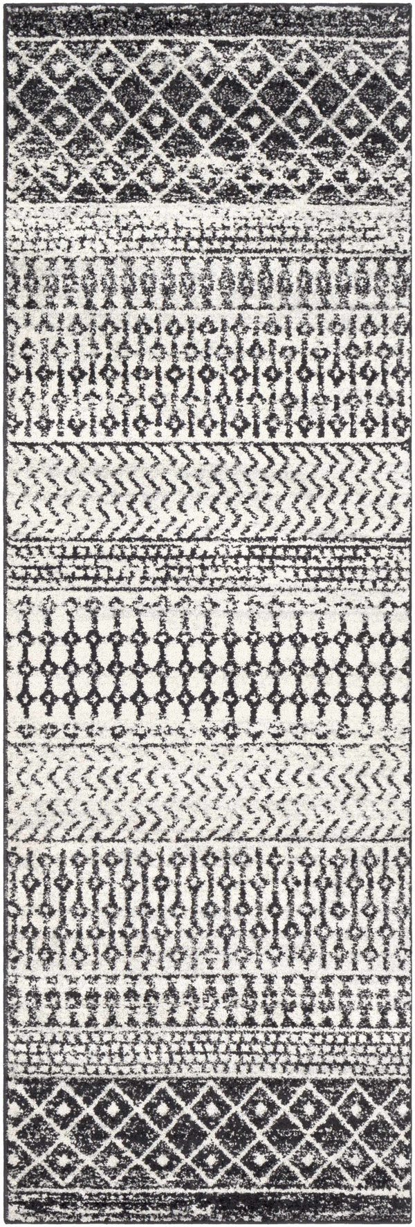 Hauteloom Constantinople CON Black Machine Made Polypropylene Rug