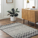 Hauteloom Constantinople CON Black Machine Made Polypropylene Rug