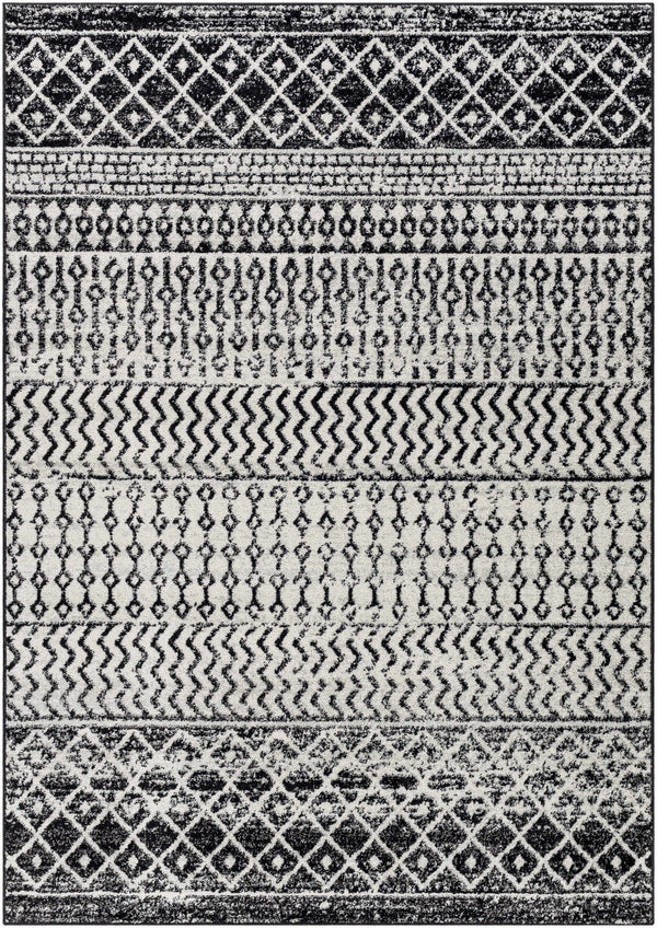 Hauteloom Constantinople CON Black Machine Made Polypropylene Rug