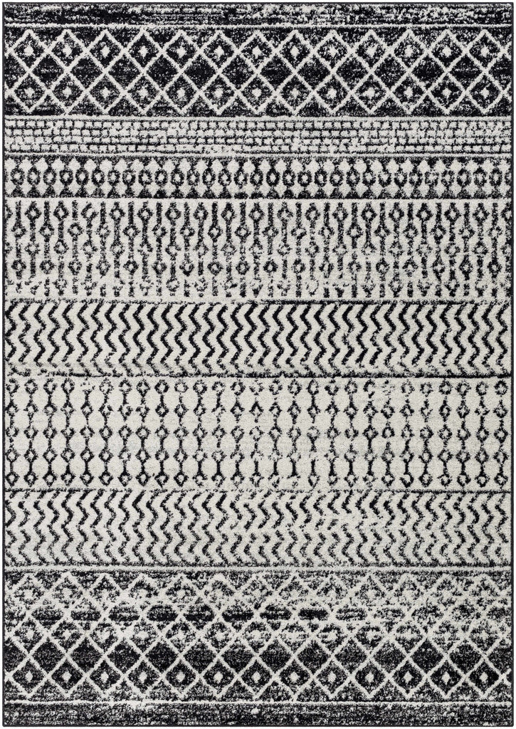 Hauteloom Constantinople CON Black Machine Made Polypropylene Rug