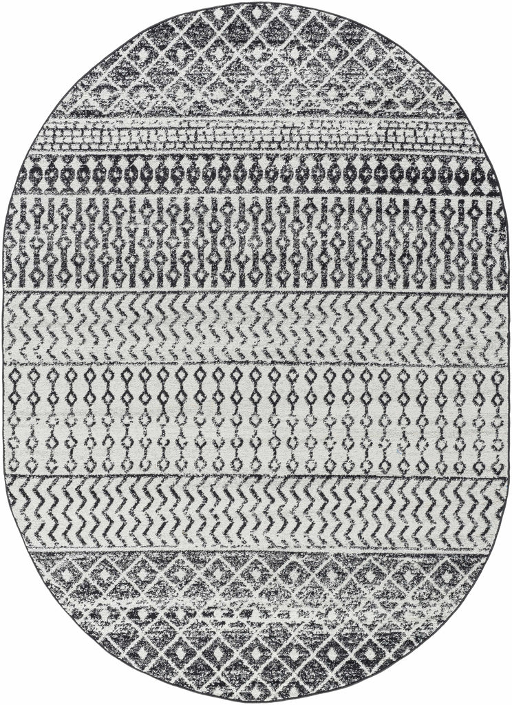 Hauteloom Constantinople CON Black Machine Made Polypropylene Rug