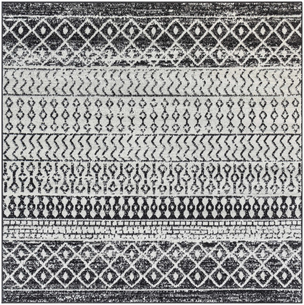 Hauteloom Constantinople CON Black Machine Made Polypropylene Rug