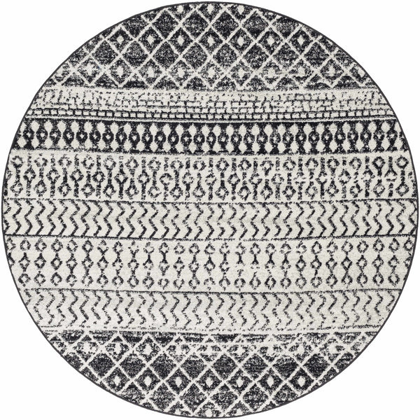 Hauteloom Constantinople CON Black Machine Made Polypropylene Rug