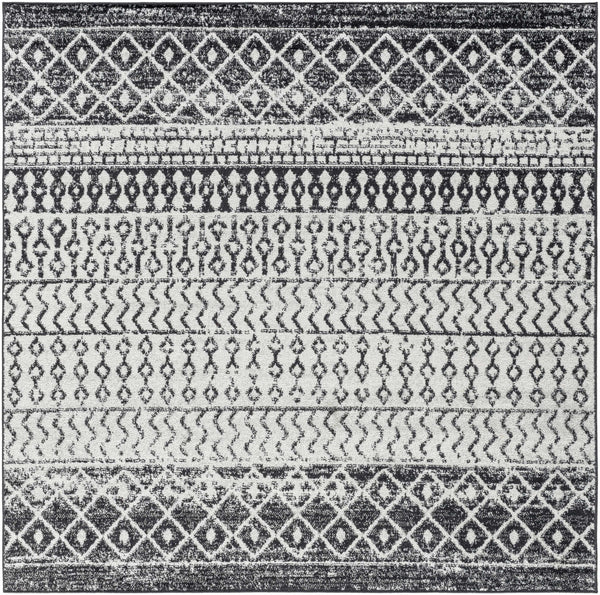 Hauteloom Constantinople CON Black Machine Made Polypropylene Rug
