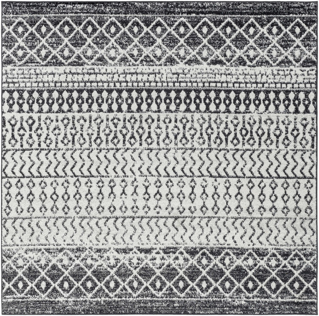 Hauteloom Constantinople CON Black Machine Made Polypropylene Rug