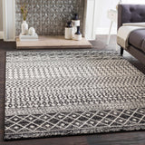 Hauteloom Constantinople CON Black Machine Made Polypropylene Rug