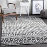 Hauteloom Constantinople CON Black Machine Made Polypropylene Rug