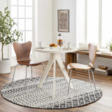 Hauteloom Constantinople CON Black Machine Made Polypropylene Rug