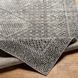 Hauteloom Consuelo CONSU Black Machine Made Polyester Rug