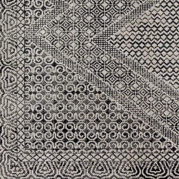 Hauteloom Consuelo CONSU Black Machine Made Polyester Rug