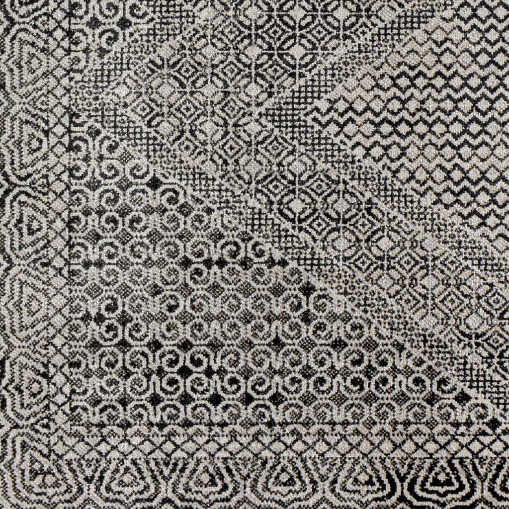 Hauteloom Consuelo CONSU Black Machine Made Polyester Rug