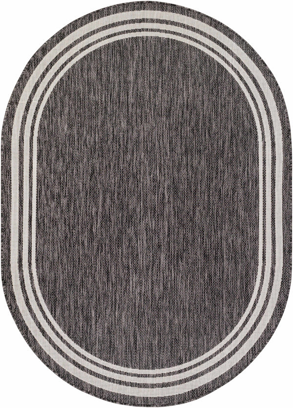 Hauteloom Coonamble COONA Charcoal Machine Made Polypropylene Rug