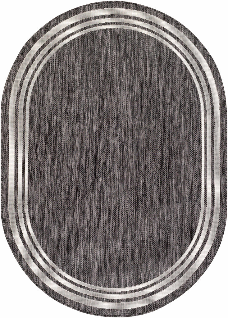 Hauteloom Coonamble COONA Charcoal Machine Made Polypropylene Rug