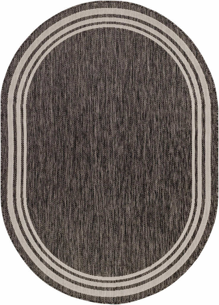 Hauteloom Coonamble COONA Charcoal Machine Made Polypropylene Rug