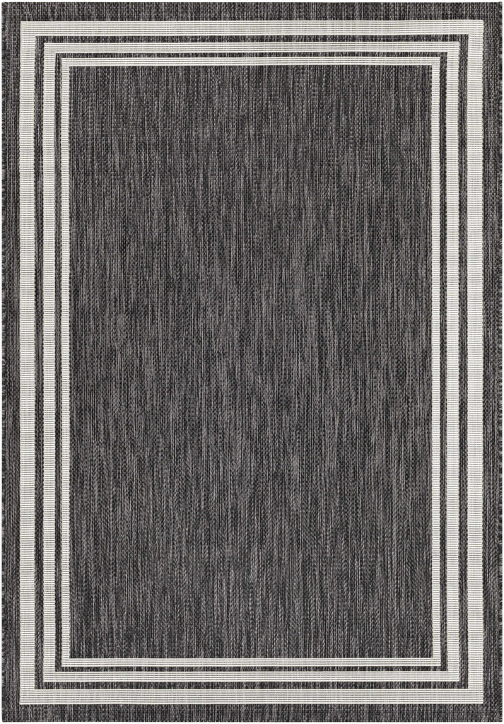 Hauteloom Coonamble COONA Charcoal Machine Made Polypropylene Rug