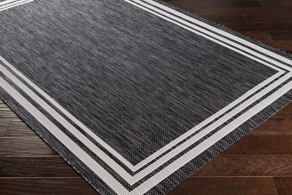 Hauteloom Coonamble COONA Charcoal Machine Made Polypropylene Rug