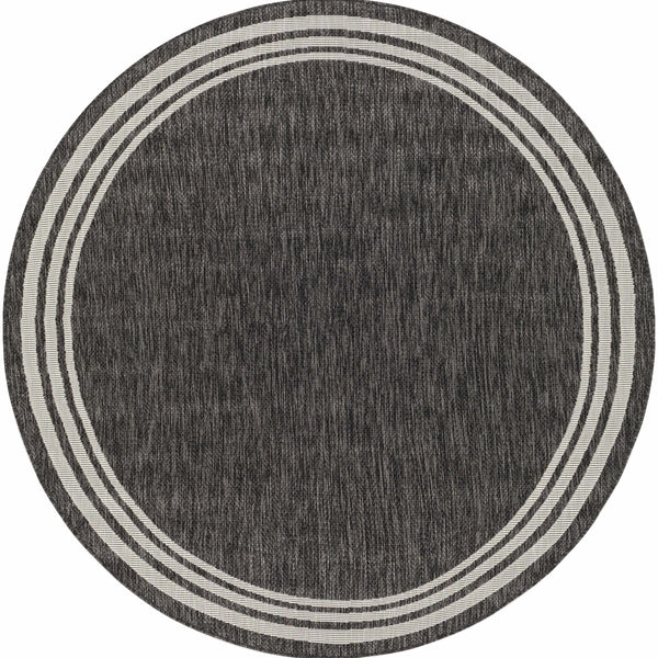 Hauteloom Coonamble COONA Charcoal Machine Made Polypropylene Rug