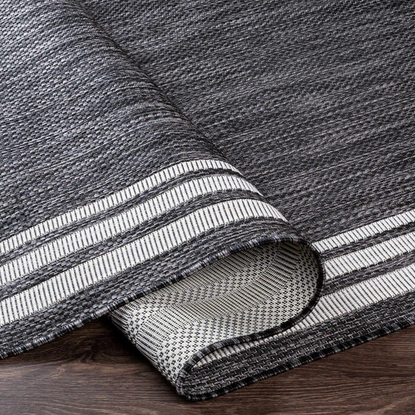 Hauteloom Coonamble COONA Charcoal Machine Made Polypropylene Rug