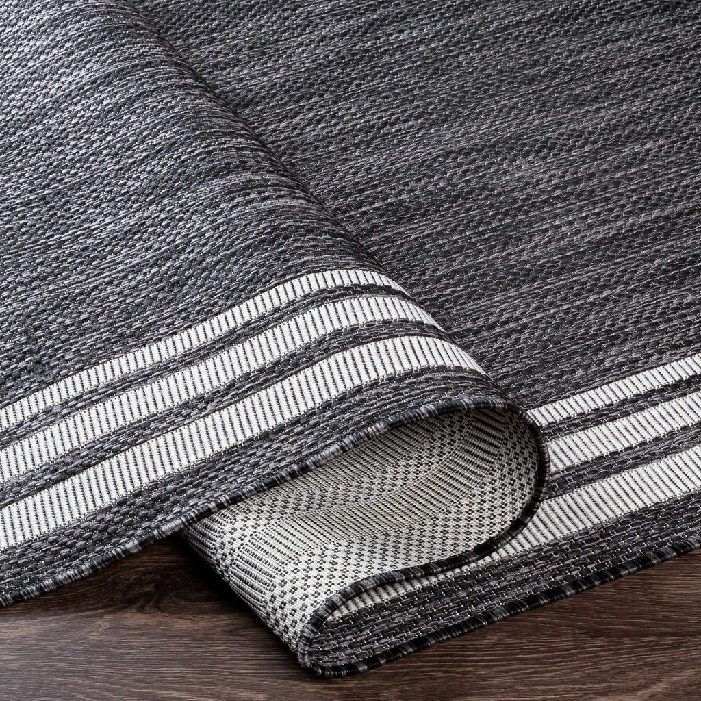 Hauteloom Coonamble COONA Charcoal Machine Made Polypropylene Rug
