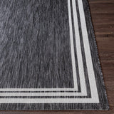 Hauteloom Coonamble COONA Charcoal Machine Made Polypropylene Rug