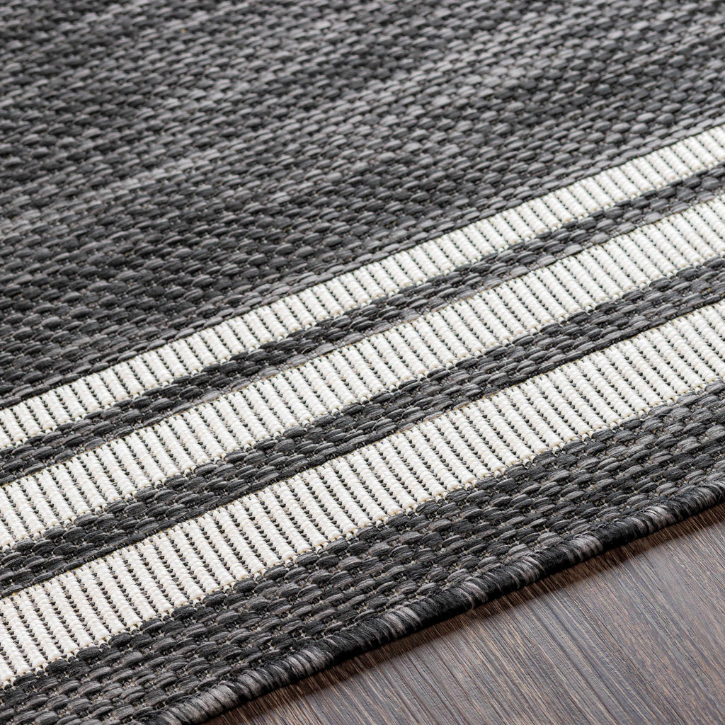 Hauteloom Coonamble COONA Charcoal Machine Made Polypropylene Rug