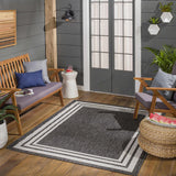 Hauteloom Coonamble COONA Charcoal Machine Made Polypropylene Rug