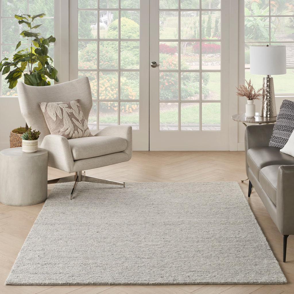 nourison alanna aln01 silver rug