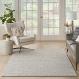 nourison alanna aln01 silver rug