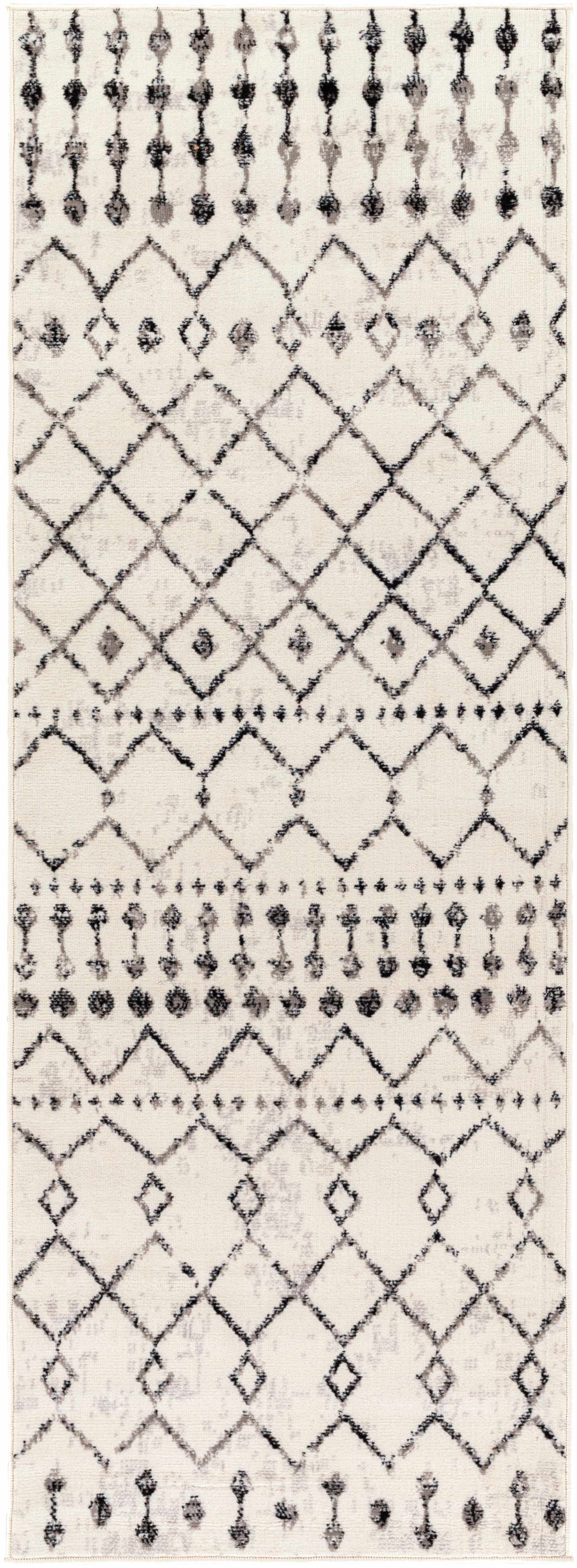 Hauteloom Cowplain COWPL Black Machine Made Polypropylene Rug