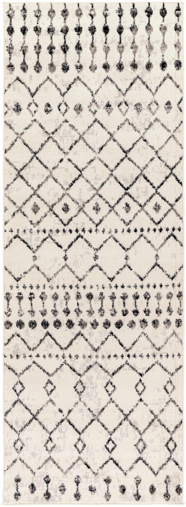 Hauteloom Cowplain COWPL Black Machine Made Polypropylene Rug