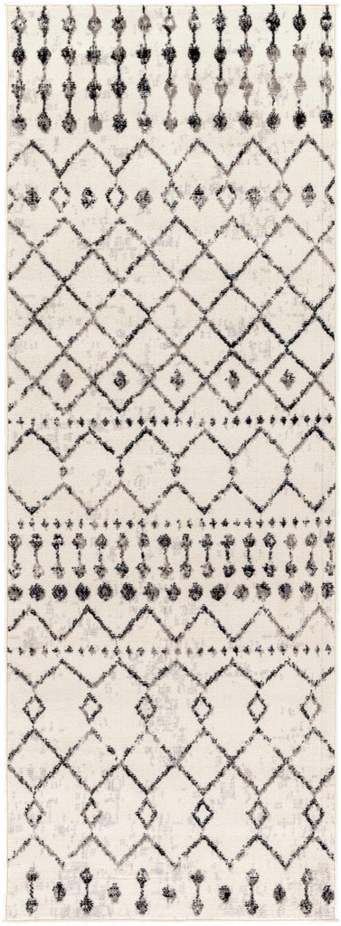 Hauteloom Cowplain COWPL Black Machine Made Polypropylene Rug