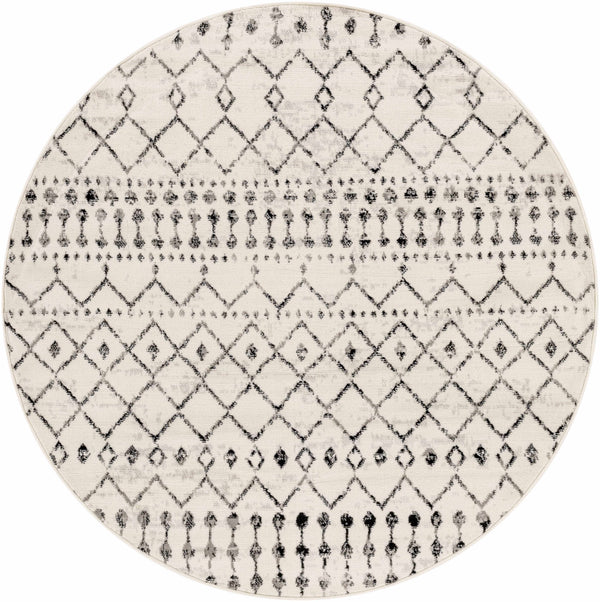Hauteloom Cowplain COWPL Black Machine Made Polypropylene Rug