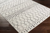 Hauteloom Cowplain COWPL Black Machine Made Polypropylene Rug